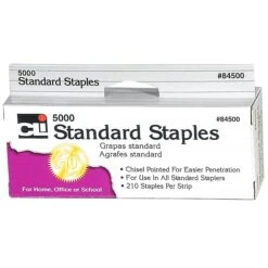 Charles Leonard Chisel Pointed Standard Staple, 5000/Box