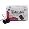 Binder Clips, Small, 3/8" Capacity, Black Box Of 12 (CHLBC02) -Office Supplies Shop m007113020 sc7