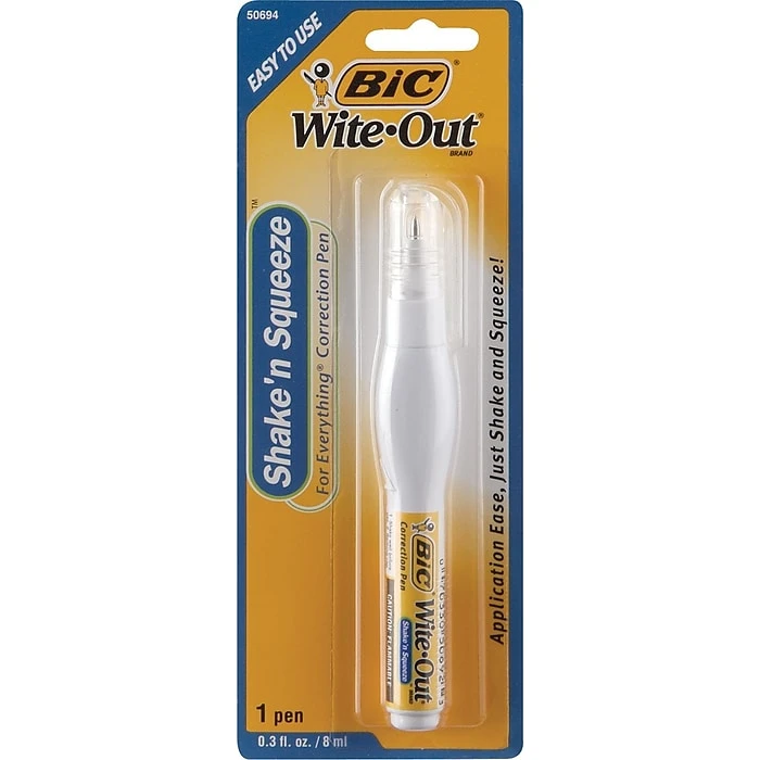 Wite-Out Shake 'N Squeeze Correction Pen, White, Bulk (WOSQPP11CA) 4 Wite-Out Shake 'N Squeeze Correction Pen, White, Bulk (WOSQPP11CA) - Image 2
