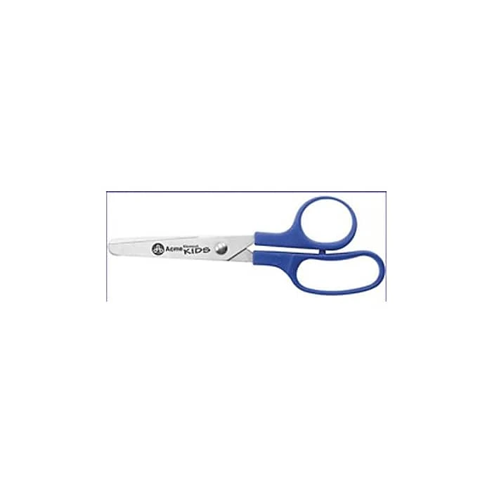 Westcott 5" Stainless Steel Kid's Scissors, Blunt Tip, Blue, 10/Bundle (ACM42516) 4 Westcott 5" Stainless Steel Kid's Scissors, Blunt Tip, Blue, 10/Bundle (ACM42516) - Image 2