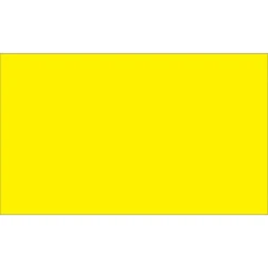 Tape Logic 10" X 3" Rectangle Inventory Label, Fluorescent Yellow, 250/Roll