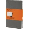 Moleskine Cahier Journal, Set Of 3, Pocket, Ruled, Pebble Grey, Soft Cover, 3-1/2" X 5-1/2" -Office Supplies Shop s0817426 sc7
