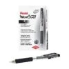 Pentel WOW! Retractable Gel Pens, Medium Point, Black Ink, 24/Pk (K437ASW2) -Office Supplies Shop s0887549 sc7