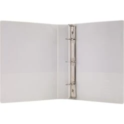 Simply Round 3-Ring View Binder, White (26644) -Office Supplies Shop s0926100 sc7