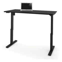 Bestar® 30" X 60" Electric Height Adjustable Table, Black