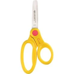 Westcott 5" Stainless Steel Kid's Scissors, Blunt Tip, Assorted Colors (14606) -Office Supplies Shop s1045121 sc7
