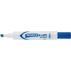 Avery Marks-A-Lot Desk Style Dry Erase Marker, Chisel Tip, Blue (24406)