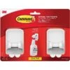 Command™ Spray Bottle Hangers, White/Gray, 2 Bottle Hangers And 4 Strips/Pack (17009-2ES) -Office Supplies Shop s1125369 sc7