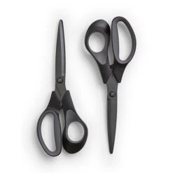 TRU RED™ 8" Stainless Steel Scissors, Straight Handle, 2/Pack (TR55013)