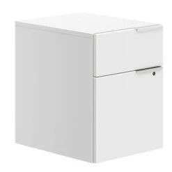 Union & Scale™ Workplace2.0™ 20" Mobile Pedestal, White (UN57491)