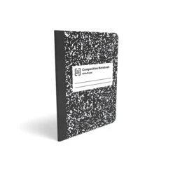 TRU RED™ Composition Notebook, 7.5" X 9.75", Wide Ruled, 80 Sheets, Black/White, 48 Notebooks/Carton (TR55076CT) -Office Supplies Shop s1186068 sc7