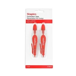 Staples Correction Tape, White, 2/Pack (ST59816) -Office Supplies Shop s1212680 sc7