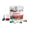 Staples Mini Binder Clips, Assorted Colors, 60/Pack (15347) -Office Supplies Shop s1215134 sc7