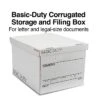 Staples Basic-Duty File Box, Lift Off Lid, Letter/Legal, White/Black, 10/Pack (TR59208) -Office Supplies Shop s1219817 sc7