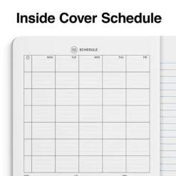 Staples® Composition Notebooks, 7.5" X 9.75", Wide Ruled, 100 Sheets, Black/White Marble, 4/Pack (ST58369) -Office Supplies Shop s1226979 sc7