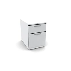 HON Pedestal Cabinet, Letter, Designer White (HON15923ALPJW)