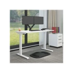 FlexiSpot Vici 29"-48" Electric Height Adjustable Desk, White (EC9W) -Office Supplies Shop sp107739386 sc7