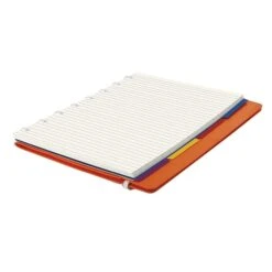 Filofax A5 4-Subject Professional Notebook, 8 1/4" X 5 13/16", College Ruled, 56 Sheets, Orange (B115010U) -Office Supplies Shop sp111769961 sc7