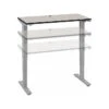 Bush Business Furniture Move 40 Series 28"-48'' Adjustable Standing Desk, White Spectrum/Cool Gray Metallic (M4S4830WPSK)
