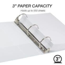 Samsill Earth’s Choice Biobased 3" 3-Ring View Binder, White (18987) 9 Samsill Earth’s Choice Biobased 3" 3-Ring View Binder, White (18987) -Office Supplies Shop sp117515034 sc7