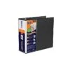 Stride QuickFit 4" D-Ring View Binder, Black (87051)