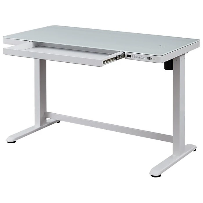 Koble Juno Smart 28"-48" Metal/Glass Adjustable Desk, White (KB-DK007-003) 6 Koble Juno Smart 28"-48" Metal/Glass Adjustable Desk, White (KB-DK007-003) - Image 4