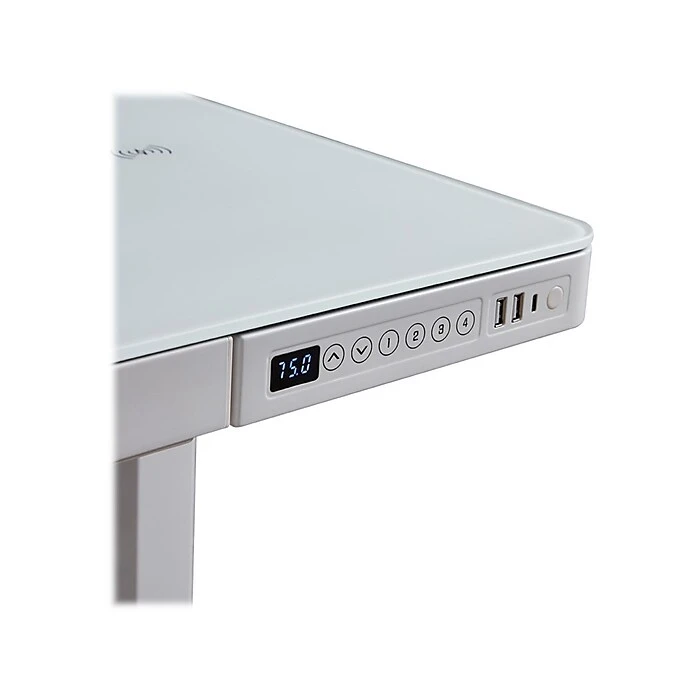 Koble Juno Smart 28"-48" Metal/Glass Adjustable Desk, White (KB-DK007-003) 7 Koble Juno Smart 28"-48" Metal/Glass Adjustable Desk, White (KB-DK007-003) - Image 5