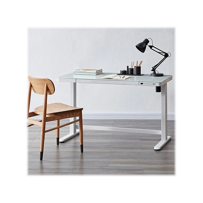 Koble Juno Smart 28"-48" Metal/Glass Adjustable Desk, White (KB-DK007-003) 9 Koble Juno Smart 28"-48" Metal/Glass Adjustable Desk, White (KB-DK007-003) - Image 7