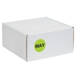 Tape Logic 1" Circle "MAY" Month Of The Year Labels, Fluorescent Green, 500/Roll -Office Supplies Shop sp127287555 sc7