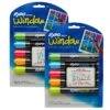EXPO® Neon Window Dry Erase Marker, Bullet Tip, Assorted Colors, 5 Per Pack, 2 Packs, (SAN1752226-2)