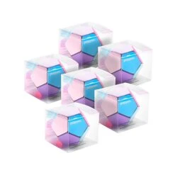 Poppin Memo Ball Notes, Assorted Colors, 25 Sheets/Pad, 12 Pads/Pack, 6 Packs/Kit (108682)