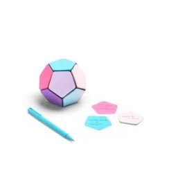 Poppin Memo Ball Notes, Assorted Colors, 25 Sheets/Pad, 12 Pads/Pack, 6 Packs/Kit (108682) -Office Supplies Shop sp128817464 sc7