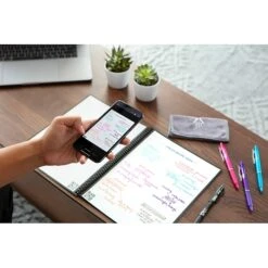 Rocketbook Core Reusable Smart Notebook, 8.5" X 11", Lined Ruled, 32 Pages, Teal (EVR2-L-RC-CCE) 17 Rocketbook Core Reusable Smart Notebook, 8.5" X 11", Lined Ruled, 32 Pages, Teal (EVR2-L-RC-CCE) -Office Supplies Shop sp131224820 sc7