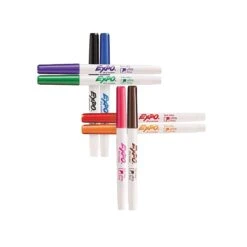 Expo Dry Erase Markers, Ultra Fine Tip, Assorted, 8/Pack (1884309) -Office Supplies Shop sp131760489 sc7