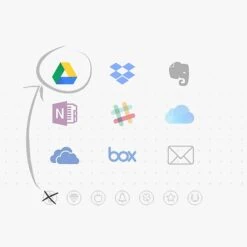 Rocketbook Fusion Reusable Notebook Planner Combo, 6" X 8.8", 7 Page Styles, 42 Pages, Gray (EVRF-E-RC-CIG-FR) -Office Supplies Shop sp136409904 sc7