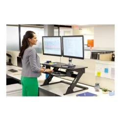 3M Precision XL Easy Lift 6" - 20" Adjustable Desk, Black (SD70B) 12 3M Precision XL Easy Lift 6" - 20" Adjustable Desk, Black (SD70B) -Office Supplies Shop sp138449995 sc7