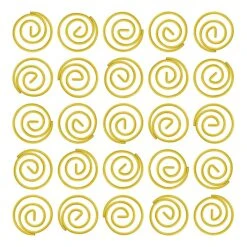 JAM Paper Colored Circular Paper Clips, Round Paperclips, Yellow, 2 Packs Of 50 (2187140B) -Office Supplies Shop sp145003478 sc7