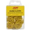 JAM Paper Colored Circular Paper Clips, Round Paperclips, Yellow, 2 Packs Of 50 (2187140B) -Office Supplies Shop sp145003516 sc7
