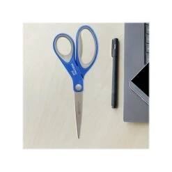 Westcott 8" Stainless Steel Scissors, Pointed Tip, Silver/Blue/Gray (17930) 13 Westcott 8" Stainless Steel Scissors, Pointed Tip, Silver/Blue/Gray (17930) -Office Supplies Shop sp145100505 sc7