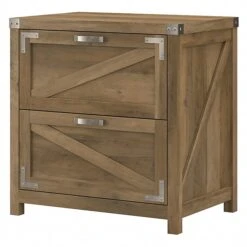 Kathy Ireland® Home By Bush Furniture 2-Drawer Lateral File Cabinet, Letter/Legal, Reclaimed Pine, 29" (CGF129RCP-03)