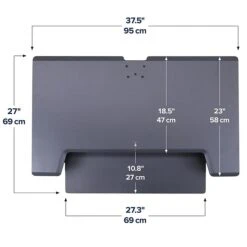 Ergotron WorkFit-TL 37.5"W Adjustable Riser (33-406-085) -Office Supplies Shop sp147485081 sc7