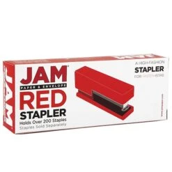 JAM Paper Modern Desk Stapler, Red (337RE) -Office Supplies Shop sp150962039 sc7