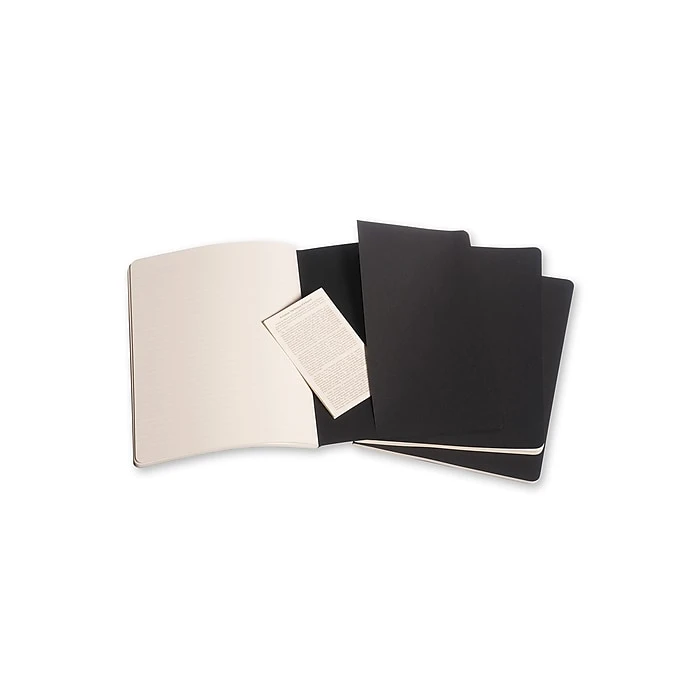 Moleskine Cahier Soft Cover Journal, 7.5" X 9.75", Black, 3/Pack (705014) 6 Moleskine Cahier Soft Cover Journal, 7.5" X 9.75", Black, 3/Pack (705014) - Image 4