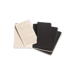 Moleskine Cahier Soft Cover Journal, 3.5" X 5.5", Black, 3/Pack (704895) -Office Supplies Shop sp152889584 sc7