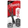 Sharpie S-Gel Retractable Gel Pen, Medium Point, Black Ink, Dozen (2096159) -Office Supplies Shop sp155560498 sc7