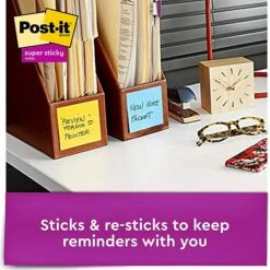Post-it® Pop-Up Super Sticky Notes, 3" X 3", Playful Primaries Collection, 90 Sheets/Pad, 6 Pads/Pack (R330-6SSAN) -Office Supplies Shop sp161998313 sc7