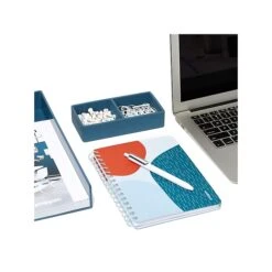 Poppin Elements Notebook, 6" X 8.25", Ruled, 40 Sheets, Blue/Red (108839) -Office Supplies Shop sp163841228 sc7