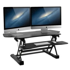 Mount-It! 48" Standing Desk Height Adjustable Riser With Gas Spring Lift, Metal (MI-7925) -Office Supplies Shop sp163926900 sc7