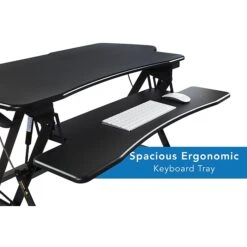 Mount-It! 48" Standing Desk Height Adjustable Riser With Gas Spring Lift, Metal (MI-7925) -Office Supplies Shop sp163926905 sc7