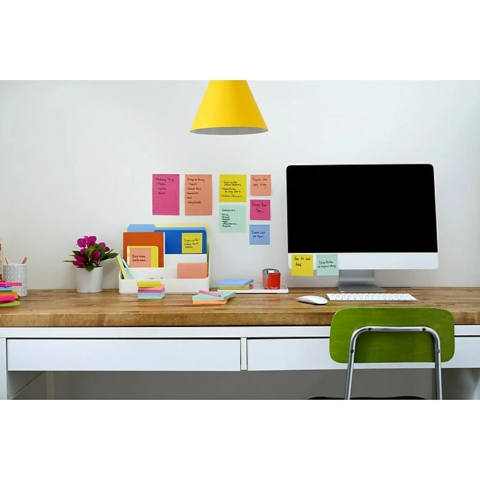 Post-it® Summer Joy Super Sticky Note, 4" X 6", Lined, 90 Sheets/Pad, 3 Pads/Pack (660-3SSJOY) 7 Post-it® Summer Joy Super Sticky Note, 4" X 6", Lined, 90 Sheets/Pad, 3 Pads/Pack (660-3SSJOY) - Image 5